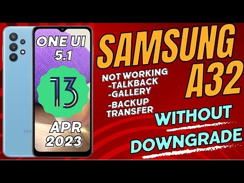 Samsung A32 Frp Bypass Android 13 Without Downgrade | One Ui 5.1 Android 13 Frp Bypass 2023