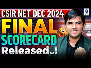 CSIR NET Chemistry Scorecard 2025 Released - How to Download?