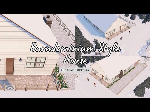Barndominium Style House | Beginner Friendly | The Sims Freeplay | Speed Build + House Tour