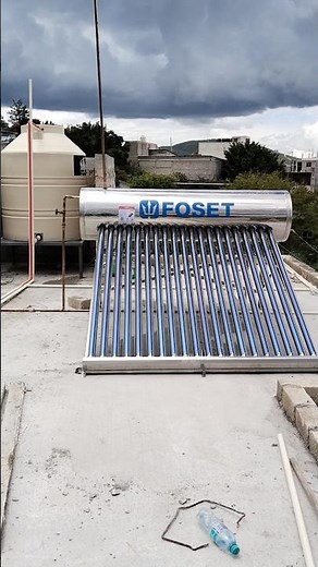 Instalación de del calentador solar #foset #plomería #home #ingenieria