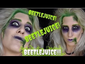 GIRL Beetlejuice MAKEUP & HAIR Tutorial!
