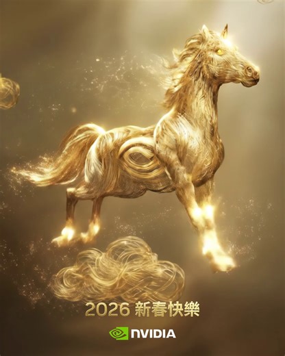 🧧在 #AI 快速演進的時代，NVIDIA 持續以技術為引擎、以創新為方向，推動更智慧、更可靠的未來。新的一年，祝福大家馬到成功、創新無界🐎 | NVIDIA Taiwan