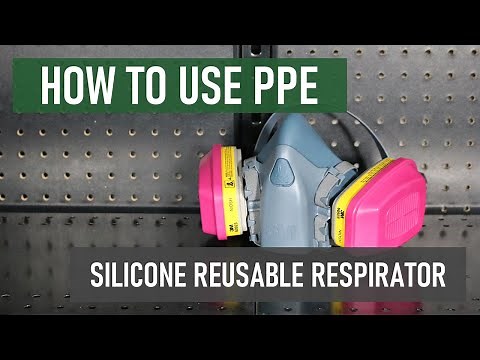 3M Half Facepiece Reusable Respirator 7500 Series [How to Wear PPE]