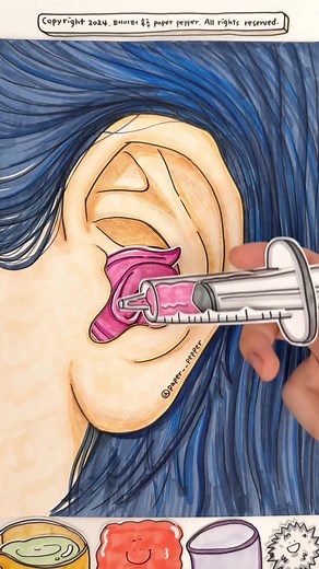 Custom In-Ear ASMR: Howl's Moving Castle PaperCraft Drawing