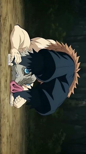 🤡INOSUKE TRANSFORMATION😎#demonslayer #inosuke #anime