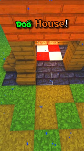 4.6K views · 19 reactions | Dog House  Tutorial in Minecraft #shorts #minecraft | Lameeon Crafts | Facebook