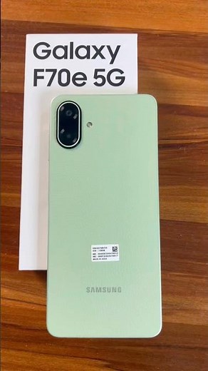 Samsung Galaxy F70e 5G Unboxing & First Look 🔥