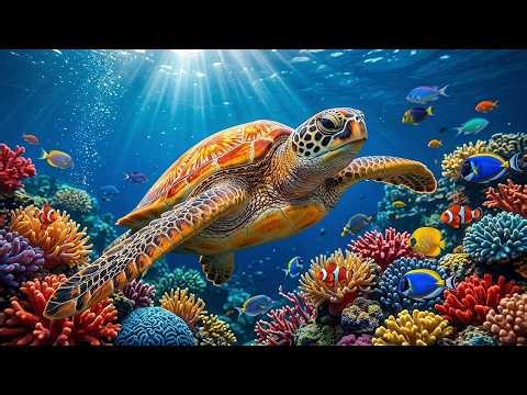 3HRS of 4K Turtle Paradise - Undersea Nature Relaxation Film + Calming Music