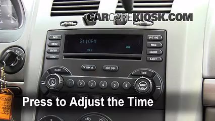 How to Set the Clock / Change Time on a 2006 Chevrolet Malibu LT 2.2L 4 Cyl.