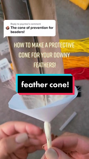 How to Bead Plume: Beading an Eagle Feather Tutorial