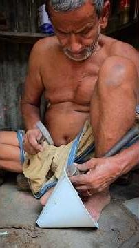 61-Year-Old Grandpa Crafts an Oil Pouring Funnel by Hand — Pure Skill & Precision !