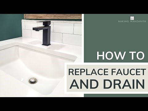 Single Handle Bathroom Faucet And Drain Replacement | Easy Step by Step Tips for Beginners