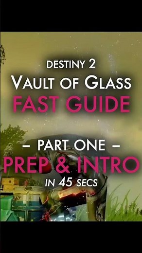 VAULT OF GLASS GUIDE // Part 1, full raid in 5 mins!!