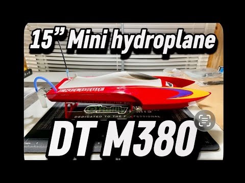 Mini Hydroplane Unboxing DT Rc M380 lightning 15” hydro