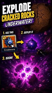 How to Explode Cracked Rocks Underwater Grounded 2