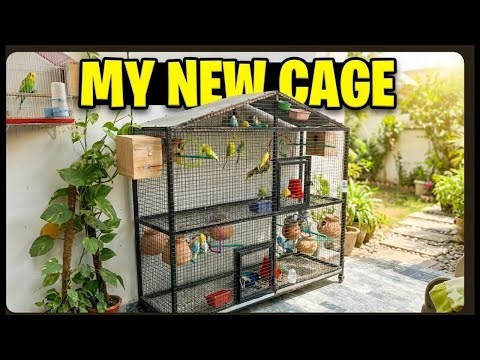 My Aviary Setup | New Cage At my Setup