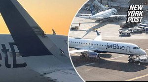 Two JetBlue planes collide on the ground at Boston airport