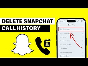 How To Delete Snapchat Call History