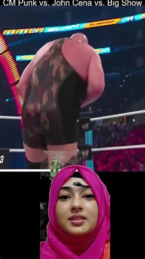 Full Match Cm Punk Vs. John Cena Vs. Big Show part Three #wwe