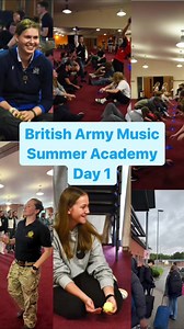 British Army Music Summer Academy Day 1: Our participants have settled in on camp and got to know each other through some icebreaking games! Looking forward to day 2! 🎺🥁🎷🙋‍♂️ #BritishArmyMusic #BAMsummeracademy | The Royal Corps of Army Music