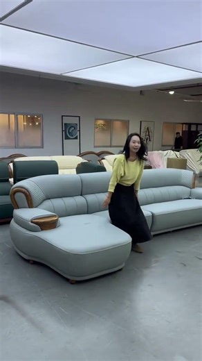Modern Corner Sofa for Small Living Rooms | Wujin Wood Elegance