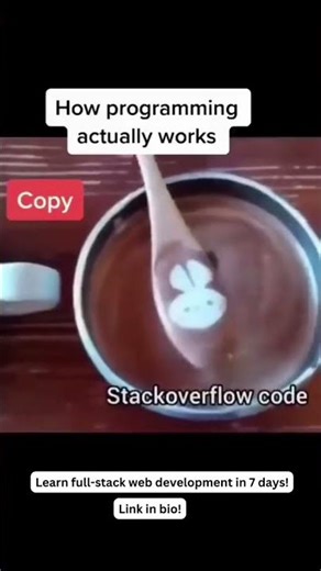 How programming actually works 😂#CodingMeme #ProgrammerHumor #DeveloperLife #CodeJokes #TechMeme