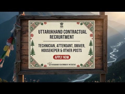 उत्तराखंड संविदा भर्ती 2026|Uttarakhand savinda vacancy |The Knowledge Hub