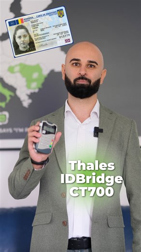 ITGStore.ro on Instagram: "Clienții tăi trec pe buletine cu cip. Cât de rapid le poate procesa echipa ta? Procesul de emitere a cărților electronice de identitate a avansat rapid, iar lipsa infrastructurii adecvate poate bloca activitatea în relația cu clienții sau instituțiile statului. Noi îți propunem o soluție testată și compatibilă: cititorul Thales IDBridge CT700. ✅ Compatibilitate Duală: Funcționează atât cu noile cărți de identitate, cât și cu cardurile de sănătate. ✅ Securitate Certific