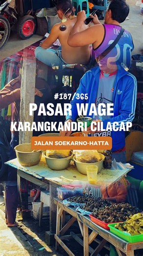 🐐 PASAR WAGE CILACAP: PASAR TRADISIONAL SERBA ADA, BANYAK KULINER UNIK HANYA BUKA DI HARI WAGE! 🌾 Halo Kakang & Mbakayu!! Udah pernah nyobain serunya hunting ke pasar tradisional yang super lengkap belum? Pasar yang satu ini unik banget karena gak buka setiap hari loh! 😍 Keunggulannya: 🍎 Serba ADA - Mulai dari buah-buahan segar, sayuran, sampai aneka tanaman hias ada semua! 🐐 Pasar KAMBING - Ada area khusus jual beli hewan ternak yang rame banget! 🍲 Kuliner LANGKA - Banyak makanan unik tra