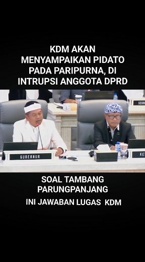 KDM Di Intrupsi Anggota DPRD❗Ini Jawaban Lugas KDM #reels #fyp #viral #trending #foryou #video #kdm #kangdedimulyadi #core #gubernur #jawabarat #istimewa #แรงบันดาลใจ #ไวรัล #วิดีโอ #america #lemburpakuan #ความไม่สงบ #unrest #Election #vod #prabowo #Accident #mbg #pesantren #lirboyo #polisi #pangandaran #parungpanjang #trans7 | Akang Rajadesa