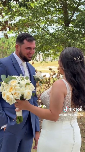First Look and Private Vows Highlights at Our Wedding