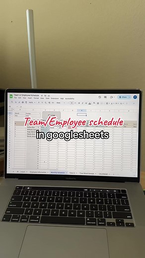 Replying to @Hasnain Akram Hi this is the only template I have for teacking the Employee schedule 😅 You might need a more specific template for that. #googlesheetstrick #googlesheets #googlesheetstutorial #taskplanner #employees #tracker #schedule #corporatetiktok #googlesheetstips #googlesheets_excel #employer