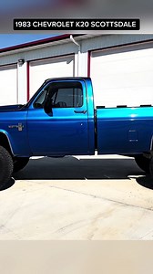 1983 Chevrolet K20 Scottsdale #chevrolet #chevytrucks #trucks #pickuptruck #80s | Usa Old Trucks.
