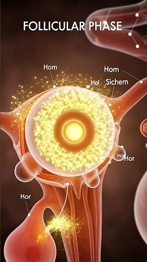 Menstrual Cycle in 3D Animation | Female Reproductive System Explained