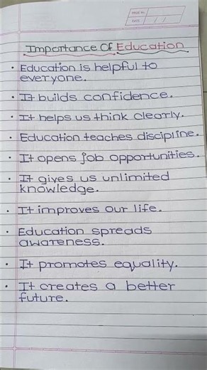 10 Lines On Importance Of Education || IMPORTANCE OF EDUCATION📚📘 || Education ||