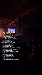 Is ‘habits’ the best sing along song live?! We are halfway done with The Final Tour… Texas dates start tonight then Florida / up the east coast. DONT MISS OUT! | Our Last Night