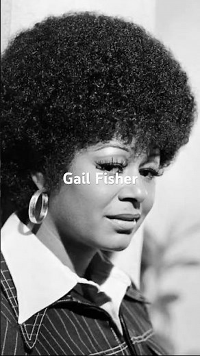 Trailblazing actress Gail Fisher—the first Black woman to win an Emmy for acting 📺✨