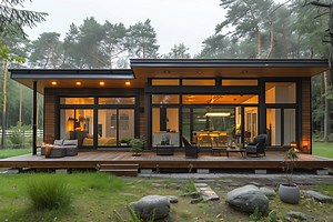 Modern Cabin Design Inspiration: Exterior Image & Animation (digital Download) - Etsy