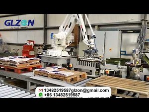 Automatic Robotic Palletizer for 50kg Cement Bags Cement Bag Stacking & Palletizing System