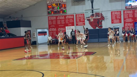 Nice driving layup from Kendal Jumper. Pine Grove leading Potts Camp 46-31 after 3 | Tippah County Sports