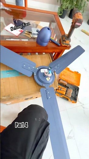 Havells Ceiling Fan Fitting 🔋 Part 4 // #ceilingfan #shorts #fan #electric
