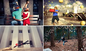 Fishbowl heads, flying fish and a box of birds: Photographer turns his surreal dreams into mind-bending and gravity-defying pictures