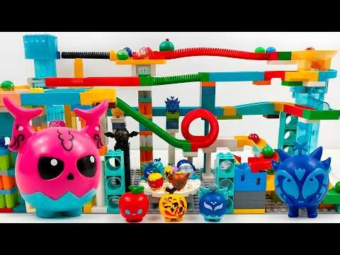 Fruit Blocks Take Over the Marble Run… What Happens Next Is Pure Madness! 🍎😱🔥