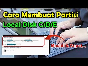 HOW TO CREATE A LOCAL DISK D PARTITION ON A WINDOWS 10 LAPTOP