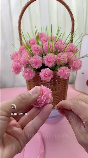 How to make easy ribbon flower? | Easy ribbon craft | Diy easy supw craft ideas for school #supw