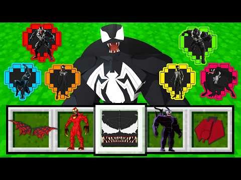 I got VENOM HEARTS in Minecraft!