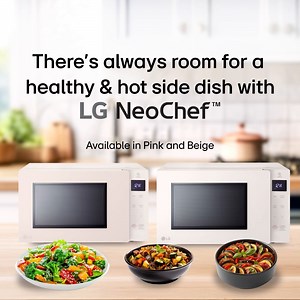 3.9K views · 23 reactions | Mouth-watering meats are at your fingertips with LG NeoChef™ Smart Inverter Microwave! The Inverter technology optimizes its temperature to defrost and heat, helping you prepare juicy and decadent meat dishes at home. Plus, it comes in muted colors and a sleek design. Shop here: https://www.lg.com/ph/microwave-ovens #LifesGood | LG Global | Facebook