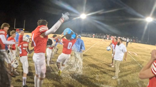 This footage never gets old! The energy. The sideline excitement. The brotherhood. The fans. Team 44 will forever be remembered as the group that got it done — bringing home the first playoff win in program history and finishing 10-2. Now the page turns. We celebrate it. We learn from it. But we build from it. To all the guys returning — and the new faces wanting to be a part of something special — the focus is clear: The weight room. ⚡ Bigger. ⚡ Faster. ⚡ Stronger. Championship moments in the f