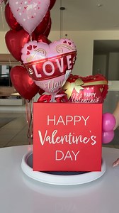 1.5M views · 10K reactions | $24 DIY Valentine’s Day Box Rose with balloons! ❤️ it such an amazing gift for your loved ones or to even sell it for this season. I used @shinyfiesta to shine the balloons that I added. Let me know what you think朗✨ - - - #balloonsdecor #valentinesday #valentinesdecor #roseboxes #balloongarland #flowerdecor #flowerdecoration | Racafetti | Facebook