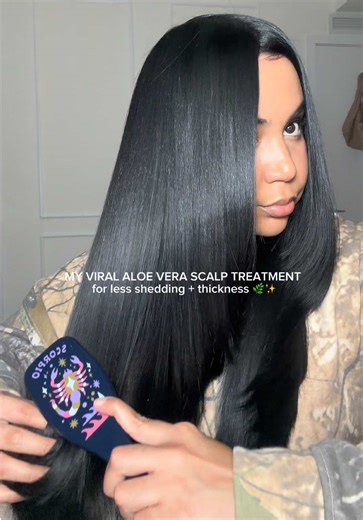 DIY Aloe Scalp Treatment for Hair Thickness